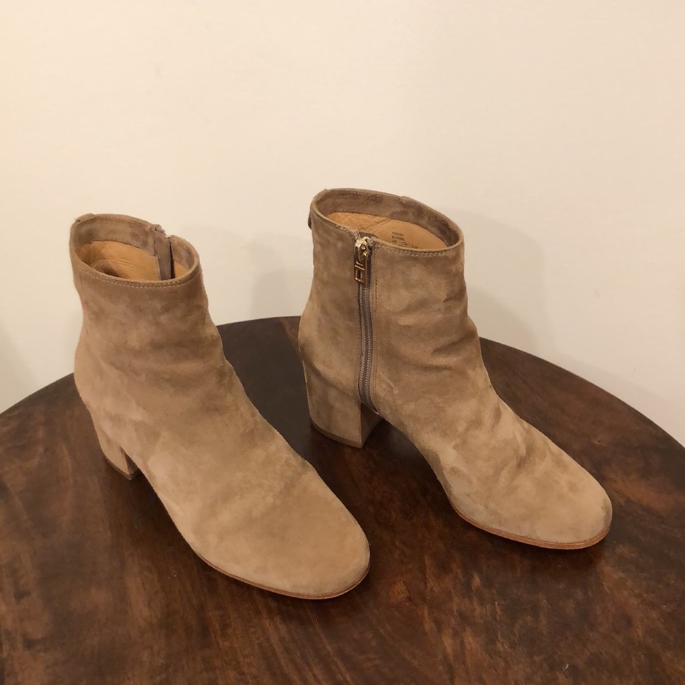 Coach Boots Suede Taupe - Picture 3 of 7